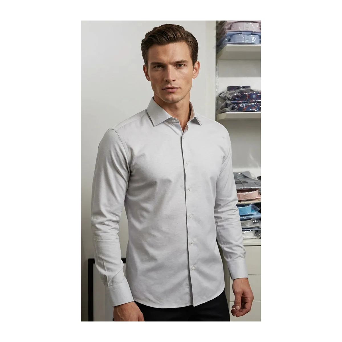 Erkek %100 Pamuk Gömlek (DESING103)